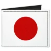 Canvas Bi-Fold Wallet - Japan Flag