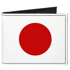 Canvas Bi-Fold Wallet - Japan Flag