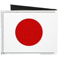 Canvas Bi-Fold Wallet - Japan Flag