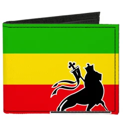 Canvas Bi-Fold Wallet - Lion of Zion
