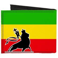 Canvas Bi-Fold Wallet - Lion of Zion