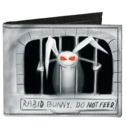 Canvas Bi-Fold Wallet - Rabid Bunny