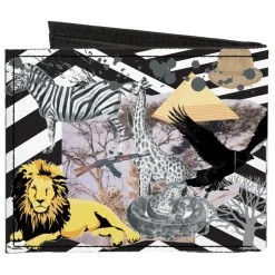 Canvas Bi-Fold Wallet - Safari