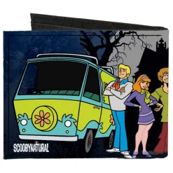 Canvas Bi-Fold Wallet - SCOOBYNATURAL Scooby Doo Supernatural 8-Character Group Pose2