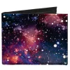 Canvas Bi-Fold Wallet - Space Dust Collage