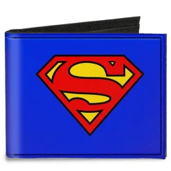 Canvas Bi-Fold Wallet - Superman Blue