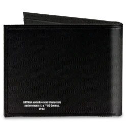 Canvas Bi-Fold Wallet - THE JOKER FOR PRESIDENT Seal Black White Blue Red