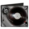 Canvas Bi-Fold Wallet - Turntables