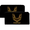Canvas Snap Wallet - Firebird PONTIAC Logo Black Golds