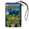 Canvas Zipper Wallet - LARGE - TMNT Adventure Series No.21 Comic Book Cover Pose Blues