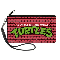 Canvas Zipper Wallet - LARGE - TEENAGE MUTANT NINJA TURTLES Brick Title Logo