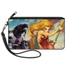 Canvas Zipper Wallet - LARGE - Thundercats Cheetara Cats Lair Action Pose