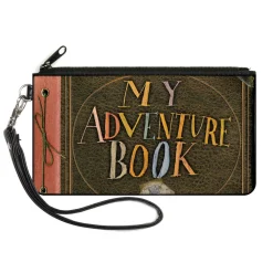 Canvas Zipper Wallet - LARGE - Up MY ADVENTURE BOOK Cover