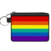 Canvas Zipper Wallet - MINI X-SMALL - Rainbow Print