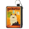 Canvas Zipper Wallet - MINI X-SMALL - Luca MACHIAVELLI Pose PORTOROSSO