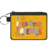 Canvas Zipper Wallet - MINI X-SMALL - Furby FURB-EVER FRIENDS Group Pose Orange/Multi Color