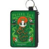 Canvas Zipper Wallet - MINI X-SMALL - Chibi POISON IVY AND THE SIRENS OF GOTHAM CITY Ivy Greens