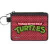 Canvas Zipper Wallet - MINI X-SMALL - TEENAGE MUTANT NINJA TURTLES Brick Title Logo