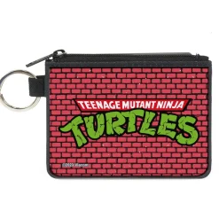 Canvas Zipper Wallet - MINI X-SMALL - TEENAGE MUTANT NINJA TURTLES Brick Title Logo