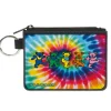 Canvas Zipper Wallet - MINI X-SMALL - Grateful Dead Dancing Bears Swirl Multi Color