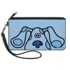 Canvas Zipper Wallet - SMALL - Blue's Clues Blue Face Blues