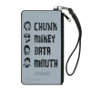 Canvas Zipper Wallet - SMALL - The Goonies CHUNK-MIKEY-DATA-MOUTH Poses Periwinkle/Black