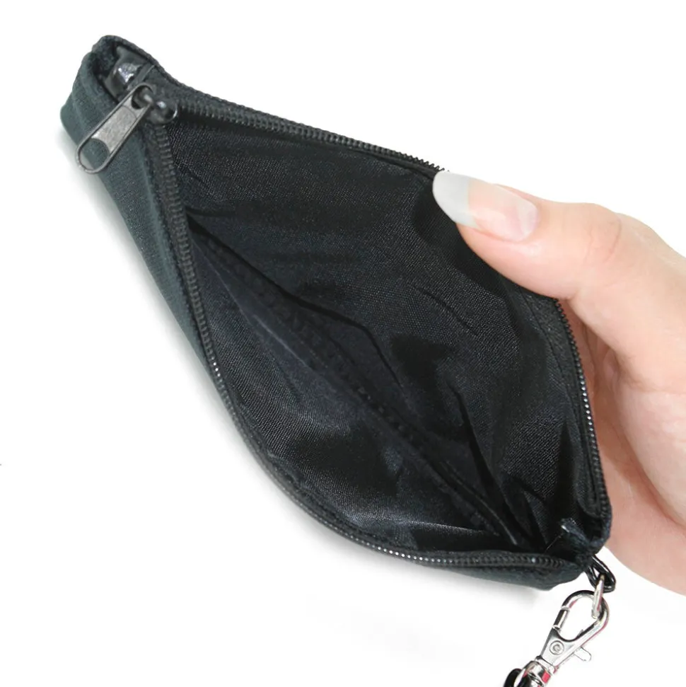 Canvas Zipper Wallet - SMALL - Peanuts Gang HAPINESS IS BEING ONE OF THE GANG Group Pose Green