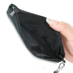 Canvas Zipper Wallet - SMALL - Peanuts Gang THE GANG'S ALL HERE Group Pose Black/Blue