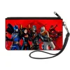 Canvas Zipper Wallet - SMALL - GI Joe COBRA Agents Group Pose and Logo Reds
