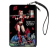 Canvas Zipper Wallet - SMALL - HARLEY QUINN Issue #1 Roller Derby Hammer Cover Pose