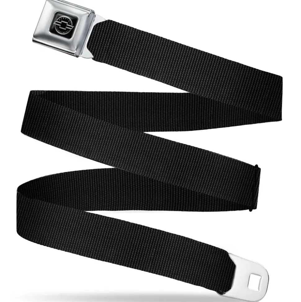Chevy Seatbelt Belt - Black Webbing