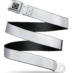 Chevy Seatbelt Belt - White Webbing