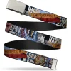 Chrome Buckle Web Belt - Harry Potter Poses HARRY POTTER GRYFFINDOR Webbing