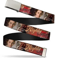 Chrome Buckle Web Belt - Hermione/Highly Logical Webbing