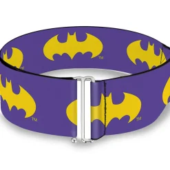 Cinch Waist Belt - Batman Signal Purple Yellow