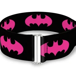 Cinch Waist Belt - Batman Signal Black Fuchsia