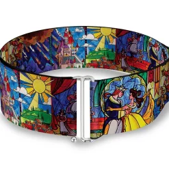 Cinch Waist Belt - Beauty & the Beast Stained Glass Scenes