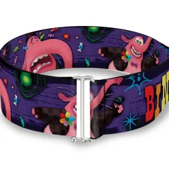 Cinch Waist Belt - BING BONG Poses Candy Purples Multi Color