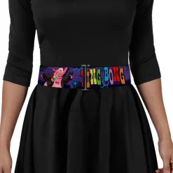 Cinch Waist Belt - BING BONG Poses Candy Purples Multi Color