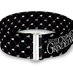 Cinch Waist Belt - FANTASTIC BEASTS THE CRIMES OF GRINDELWALD Baby Niffler Monogram Black Silver Pink Blue