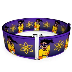 Cinch Waist Belt - Goofy Movie Max Powerline Poses Purples Yellows