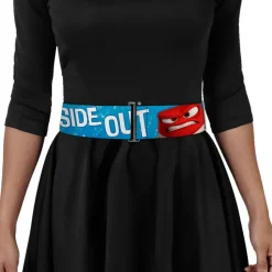 Cinch Waist Belt - INSIDE OUT 6-Character Pose Sparkle Blue White