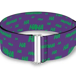 Cinch Waist Belt - Joker Cards Flower HAHAHA Purple Green Yellow White