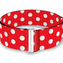 Cinch Waist Belt - Minnie Mouse Polka Dots Red White