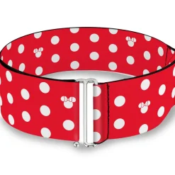 Cinch Waist Belt - Minnie Mouse Polka Dot Mini Silhouette Red White