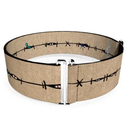 Cinch Waist Belt - Nightmare Before Christmas Oogie Boogie Bugs Bounding Tans Black Multi Color