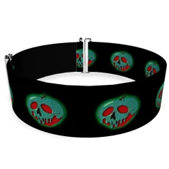 Cinch Waist Belt - Snow White Poisoned Apple Black Green Red