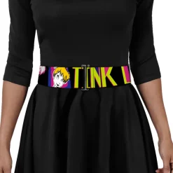 Cinch Waist Belt - TINK LUXE Sketch Black Multi Neon