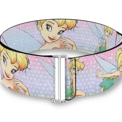 Cinch Waist Belt - Tinker Bell Poses Purple Pink Fade