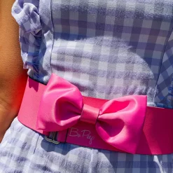 Cinch Waist Belt - Toy Story Bo Peep Bow Pink White